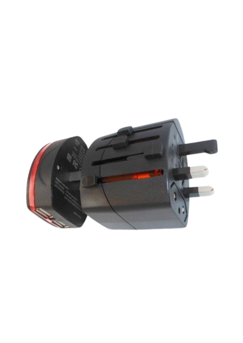 Another angle of universal travel adaptor.