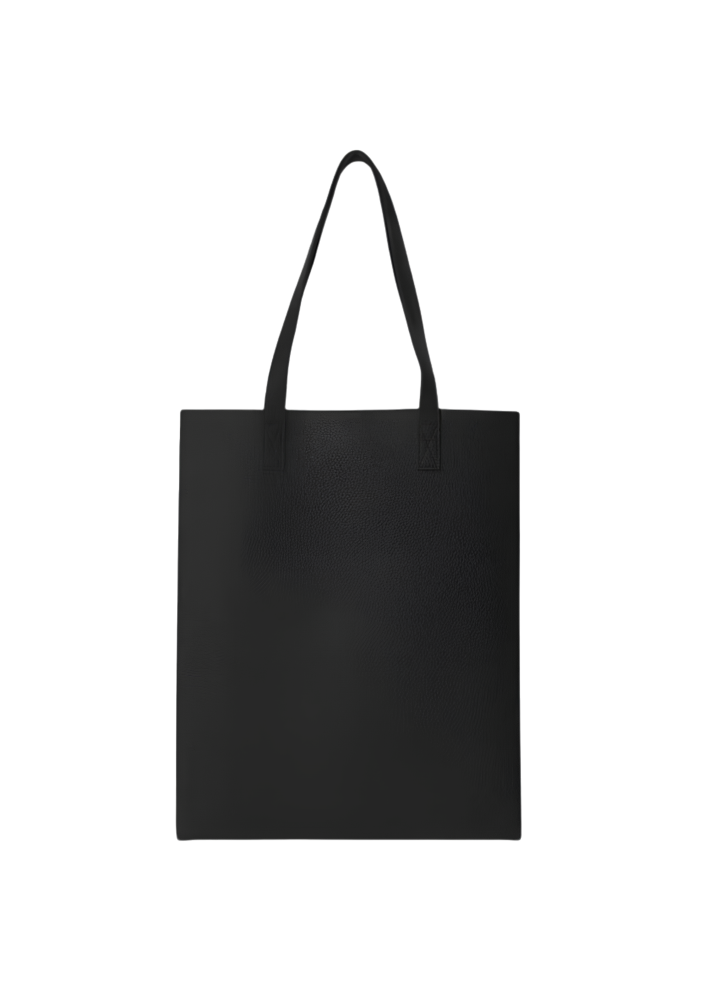 black-leatherette-tote-bag